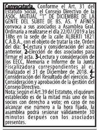 publicar convocatoria clarin